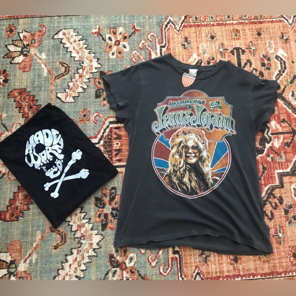 MadeWorn Janis Joplin t-shirt, size medium. *New with tags*